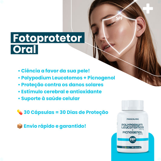 Polypodium Leucotomos 300mg + Picnogenol 250mg Anti Melasma Medical Pro 30 caps