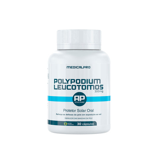 Polypodium Leucotomos 300mg Fotoprotetor Solar + Antimelasma Medical Pro 30caps